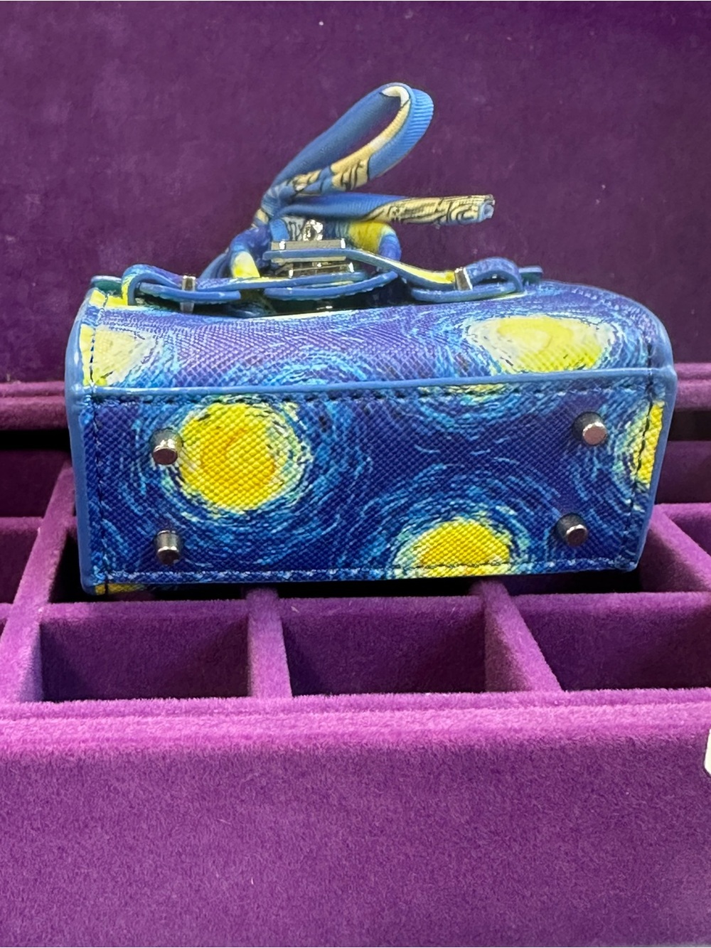 Starry Night mini bag charm - Picture 3 of 5